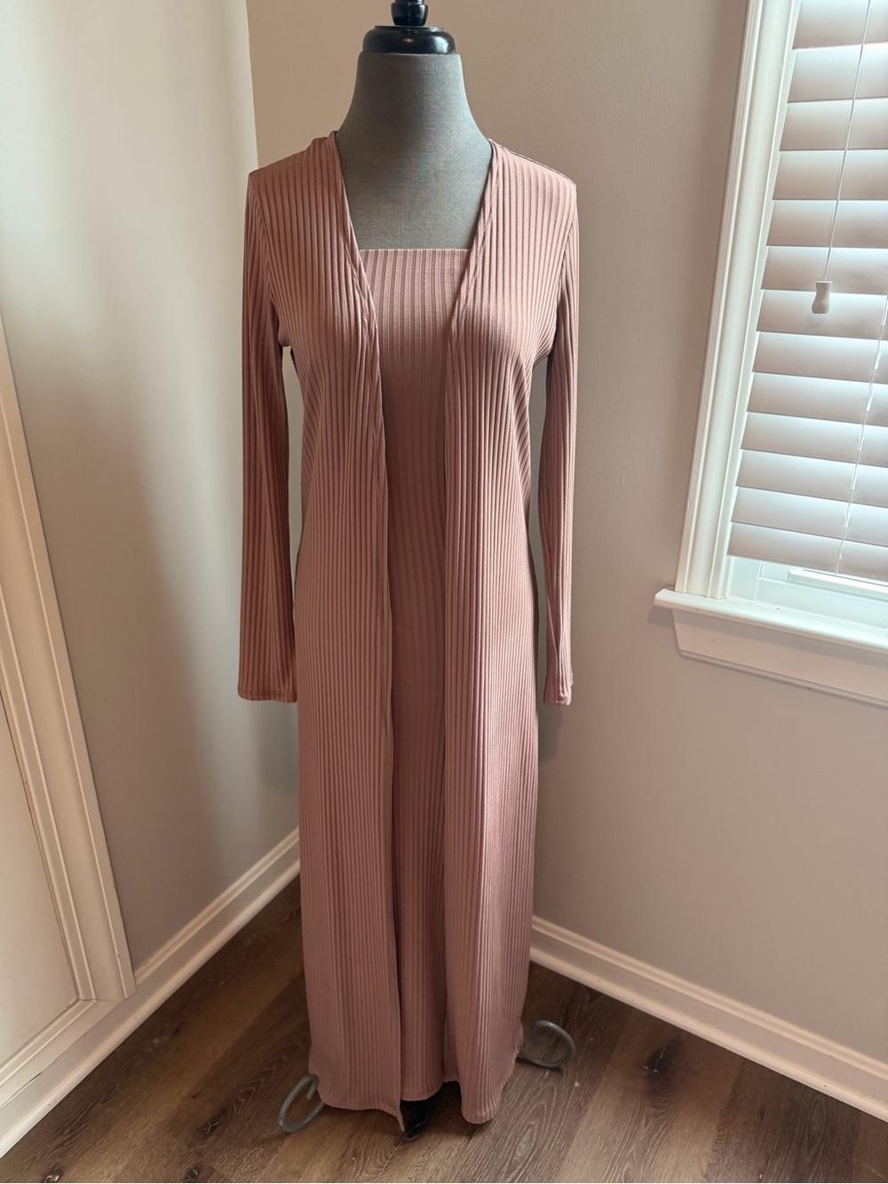Canvas Maternity Strapless Dress and Cardigan Set. $20. Size Small.